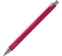 LAMY Econ Ballpoint Pen Functional Stainless Steel Body Curved Clip Width M Blac