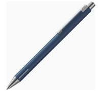 Lamy econ dark dusk matt ballpoint pen - functional ballpoint pen with stainless steel body - curved clip & innovative grip zone - incl. large capacity refill M 16 in line width M in black