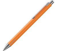 Lamy econ apricot matt ballpoint pen - functional ballpoint pen with stainless steel body - curved clip & innovative grip zone - incl. large capacity refill M 16 in line width M in black