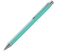Lamy econ lagoon matt ballpoint pen - functional ballpoint pen with stainless steel body - curved clip & innovative grip zone - incl. large capacity refill M 16 in line width M in black
