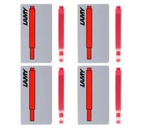 Lamy Fountain Pen Ink Cartridges, Red Ink, Pack of 20 (LT10RD)