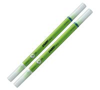 Lamy Ink-x Ink Eraser Set of 2 Plastic with Eraser Tip and Correction Tip - Only for Erasing Royal Blue Ink
