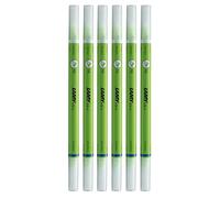 LAMY Ink-x Set of 6 Plastic Ink Erasers with Eraser Tip and Correction Tip - Only for Erasing Royal Blue Ink