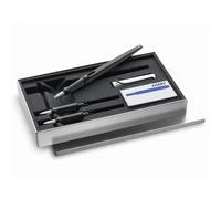 LAMY Joy AL 011 Calligraphy Set in Black and Aluminium with Black Ink Cartridges