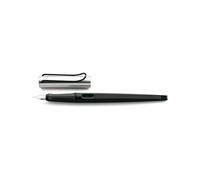 Lamy Joy Calligraphy Fountain Pen - Black & Alu - 1.1mm Italic Nib