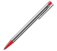 Lamy logo matt red - Ballpoint Pen in an elegant & robust stainless steel case - line width M - including large capacity refill M 16 in red