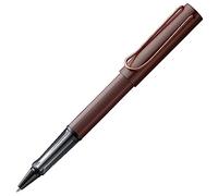 Lamy Lx marron Rollerball Pen - lightweight pen with transparent, ergonomic grip & line width M - anodized aluminium body - including rollerball refill M 63 in black ink & metal case