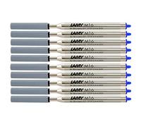 Lamy M 16 ballpoint pen refill made of metal, indelible, line width: M, blue, 10er Spar-Pack