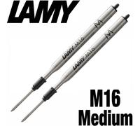 LAMY M16 Ballpoint Pen Refill - Medium - Black Ink - Pack of 4