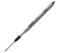 LAMY M16 ballpoint pen refill with large capacity, metal - Original replacement - Indelible - Medium line width in black ink