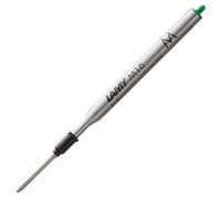 Lamy M16 ballpoint pen refill with large capacity, metal - Original replacement refill for all ballpoint pen models - Indelible - Medium line width in green ink
