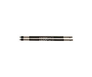 Lamy M21 2-pack metal refill, large capacity, metal - Original replacement refill for all multisystem pens - Indelible - Medium line width in black ink