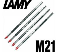 LAMY M21 Ballpoint Pen Refill - Multifunction D1 Format - Red Ink - Pack of 4