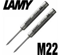 LAMY M22 Ballpoint Pen Refill - Medium Tip - Black Ink - Pack of 2