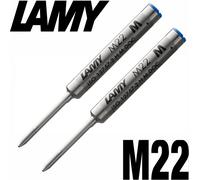 LAMY M22 Ballpoint Pen Refill - Medium Tip - Blue Ink - Pack of 4