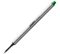 Lamy M66 metal rollerball refill with large capacity - Original replacement refill for all rollerball pens without cap - Document-proof - Medium line width in green ink