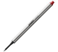 Lamy M66 metal rollerball refill with large capacity - Original replacement refill for all rollerball pens without cap - Document-proof - Medium line width in red ink