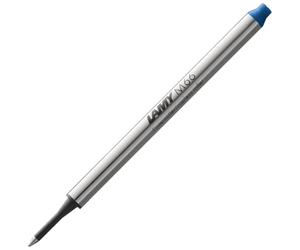 Lamy M66 metal rollerball refill with large capacity - Original replacement refill for all rollerball pens without cap - Document-proof - Medium line width in blue ink