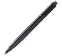 Lamy noto black ballpoint pen - purist ballpoint pen with triangular plastic barrel - clip emerges from the barrel contour - incl. large capacity refill M 16 in line width M in black
