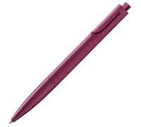 Lamy noto burgundy ballpoint pen - purist ballpoint pen with triangular plastic barrel - clip emerges from the barrel contour - incl. large capacity refill M 16 in line width M in black