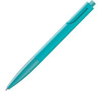 Lamy noto teal ballpoint pen - purist ballpoint pen with triangular plastic barrel - clip emerges from the barrel contour - incl. large capacity refill M 16 in line width M in black