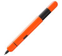 Lamy pico laser orange ballpoint pen - Innovative pocket pen - with one click in full size - metal barrel & line width M - incl. compact refill M 22 in black