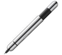 Lamy pico chrome ballpoint pen - Innovative pocket pen - with one click in full size - metal barrel & line width M - incl. compact refill M 22 in black