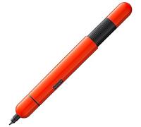 Lamy pico laser orange ballpoint pen - Innovative pocket pen - with one click in full size - metal barrel & line width M - incl. compact refill M 22 in black