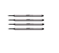 Lamy Rollerball Refill, Medium Black M66 | Pack of 4