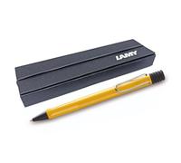 Lamy Safari Ballpoint Pen with ergonomic grip & line width M - for pleasant long writing - made of robust ASA plastic - including large capacity refill M 16 (Gift Box, Yellow)