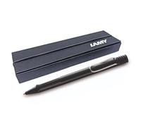 Lamy Safari Ballpoint Pen with ergonomic grip & line width M - for pleasant long writing - made of robust ASA plastic - including large capacity refill M 16 (Gift Box, Glossy Black)