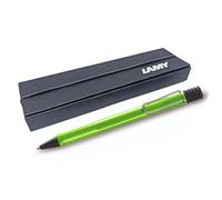 Lamy Safari Ballpoint Pen with ergonomic grip & line width M - for pleasant long writing - made of robust ASA plastic - including large capacity refill M 16 (Gift Box, Green)