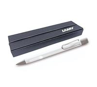 Lamy Safari Ballpoint Pen with ergonomic grip & line width M - for pleasant long writing - made of robust ASA plastic - including large capacity refill M 16 (Gift Box, White)