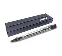 Lamy Safari Ballpoint Pen with ergonomic grip & line width M - for pleasant long writing - made of robust ASA plastic - including large capacity refill M 16 (Gift Box, Vista (Clear))