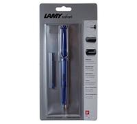 Lamy Safari Blue Fountain Pen with Medium Nib Case ()