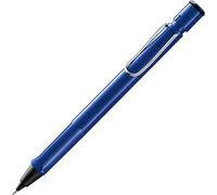 Lamy Mechanical Pencil safari, ergonomic ASA body, includes LAMY M 41 0.5 mm refill & eraser, Blue
