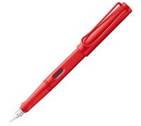 Lamy Safari Cosy Fountain Pen 020 Special Edition, Modern Fountain Pen in Strawberry Colour with Ergonomic Grip and Timeless Design, Nib Strength F - Special Model, Pack of 1