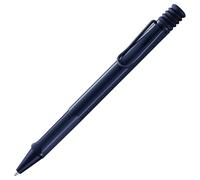 Lamy safari dark dusk - Ballpoint Pen with ergonomic grip & line width M - for pleasant long writing - made of robust ASA plastic - including large capacity refill M 16 in black