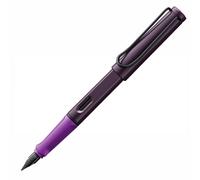 LAMY safari violet-blackberry - Fountain Pen with ergonomic grip & polished steel nib in size F - ideal for any Writing & Calligraphy - including LAMY T 10 blue cartridge - Right-Handed