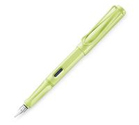LAMY safari springgreen - Fountain Pen with ergonomic grip & polished steel nib in size EF - ideal for any Writing & Calligraphy - including LAMY T 10 blue cartridge - Right-Handed