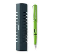 LAMY Safari Fountain Pen M Blue Refillable Clip Gift Box Free Case