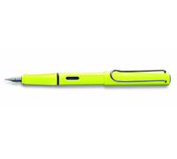 Lamy Safari Fountain Pen - Neon Lime - 2015 Special Edition - Medium Polished Steel Nib