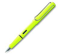 Lamy Safari Fountain Pen Neon Yellow Limited Edition 2013- MEDIUM NIB