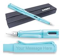 Lamy Safari Fountain Pen Special Edition - AquaSky Blue - Medium nib + Engraving + gift box