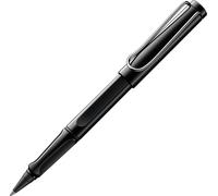 LAMY safari roll-ink black - Ink Cartridge Rollerball Pen with ergonomic grip & line width M - for pleasant long writing - made of robust ASA plastic - including LAMY T10 blue cartridge