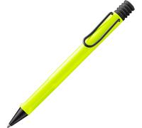 Lamy safari neonyellow - Ballpoint Pen with ergonomic grip & line width M - for pleasant long writing - made of robust ASA plastic - including large capacity refill M 16 in black