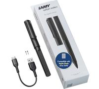 LAMY safari note+ all black iPad Pen -Stylus Pen with palm rejection, tilt sensitivity & ergonomic grip - compatible with various iPad models & generations - up to 10 hours battery life
