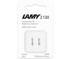 LAMY safari note+ Stylus Pen replacement tips in grey (2 pcs.) - replaceable LAMY Z130 tip - Stylus Pen tips for the Apple Pencil alternative LAMY safari note+