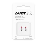 LAMY safari note+ Stylus Pen replacement tips in red (2 pcs.) - replaceable LAMY Z130 tip - Stylus Pen tips for the Apple Pencil alternative LAMY safari note+