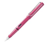 Lamy Safari Pink Fountain Pen with Extra Fine Nib